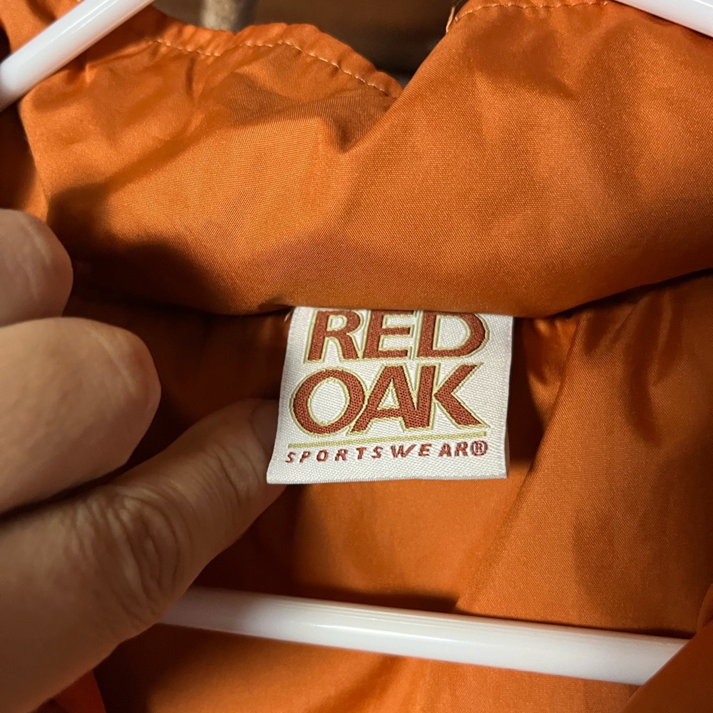 OAK Orange and Black Windbreaker Jacket - Picture 5 of 6